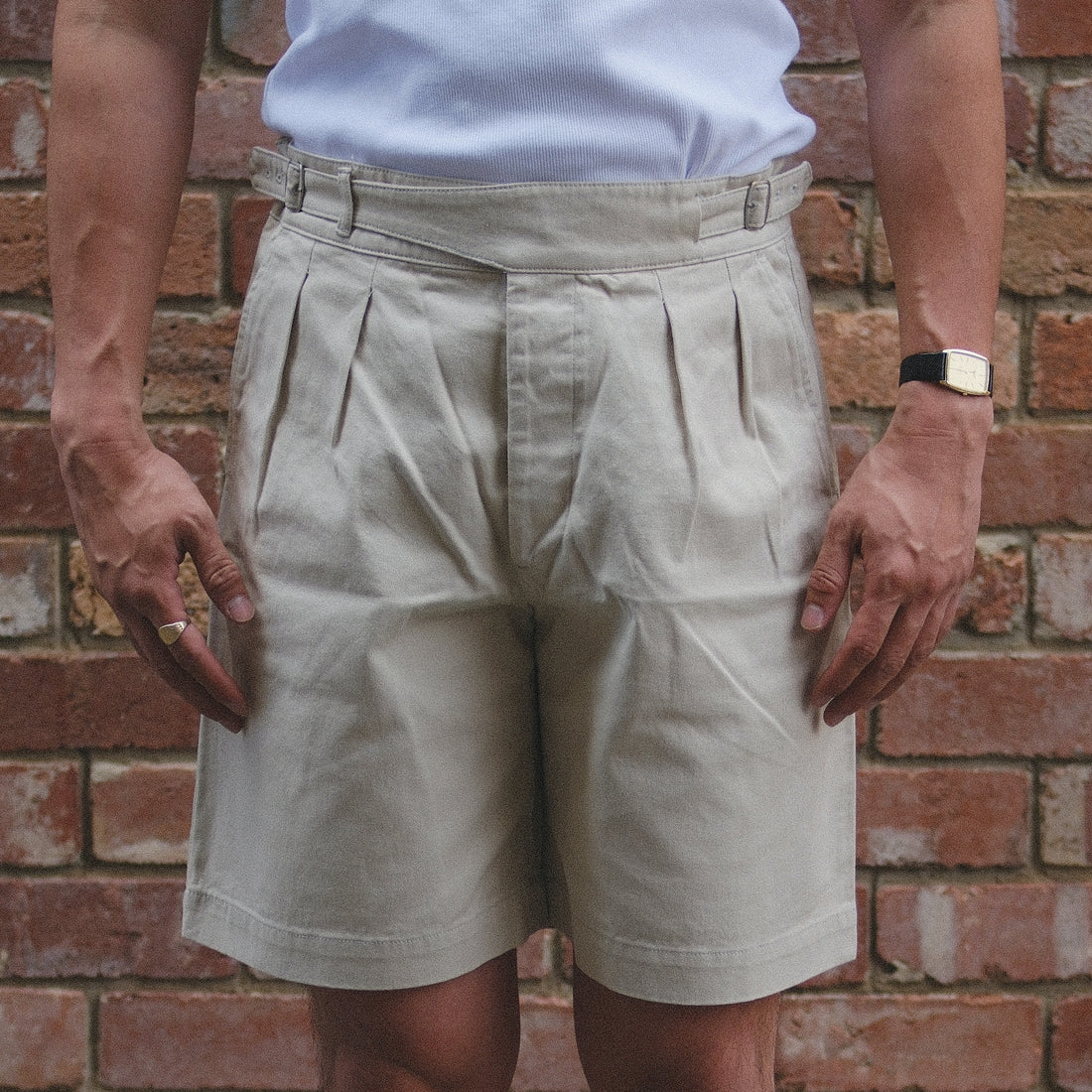 Gurkha Shorts / Ivory