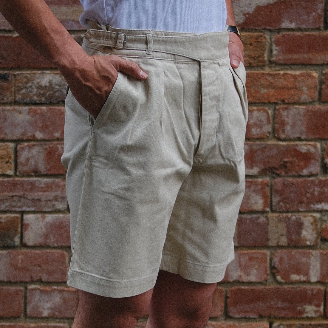 Gurkha Shorts / Ivory