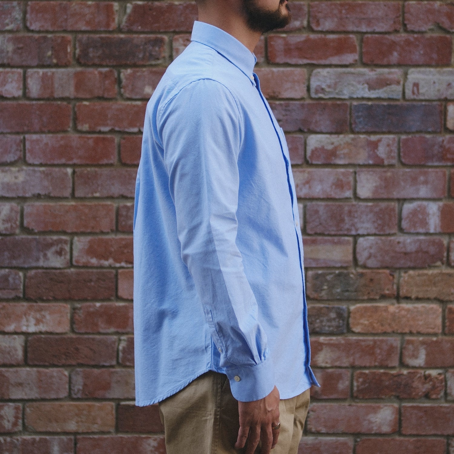 Oxford Button Down Shirt / Blue