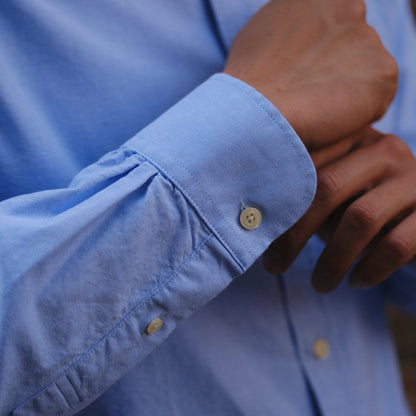 Oxford Button Down Shirt / Blue