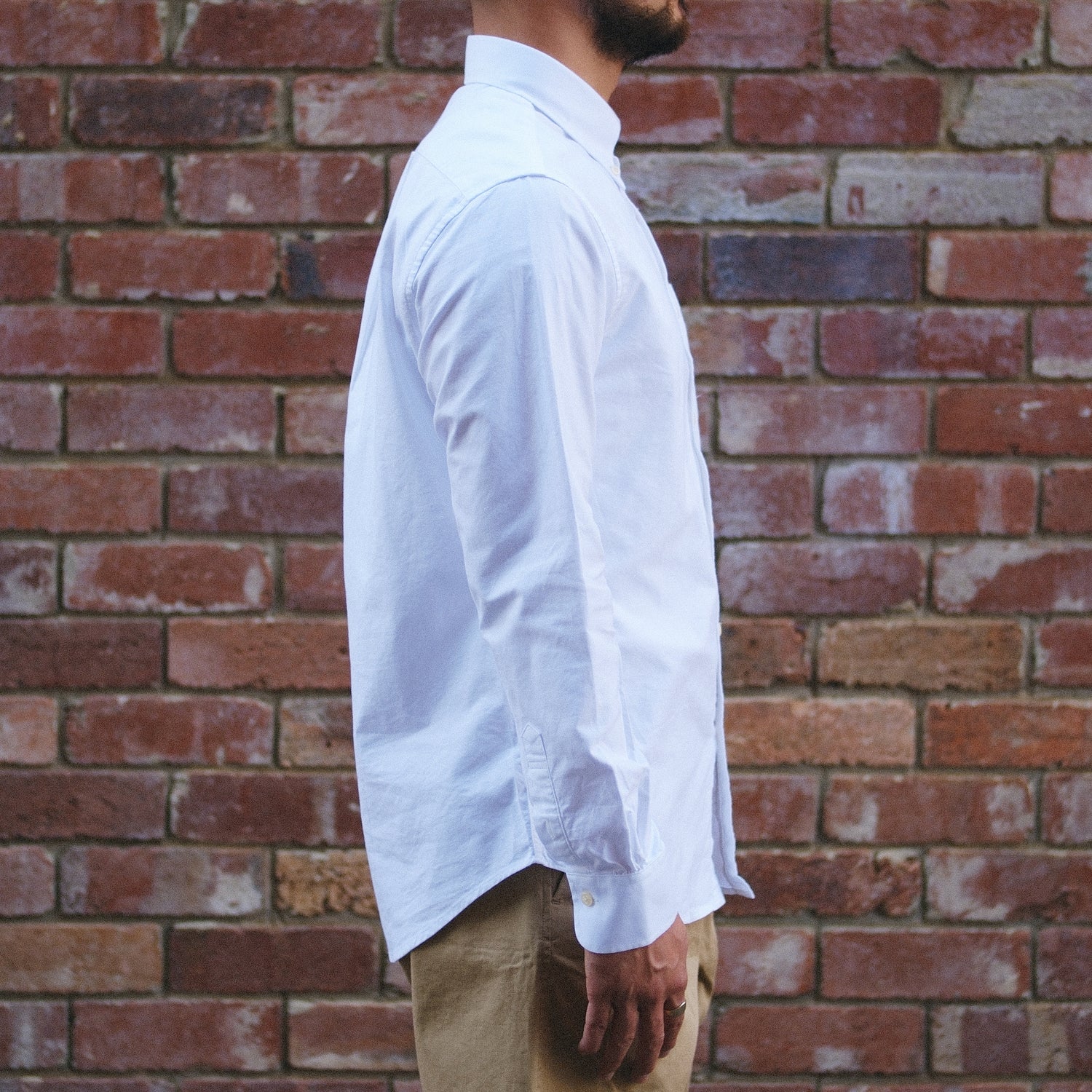 Oxford Button Down Shirt / White