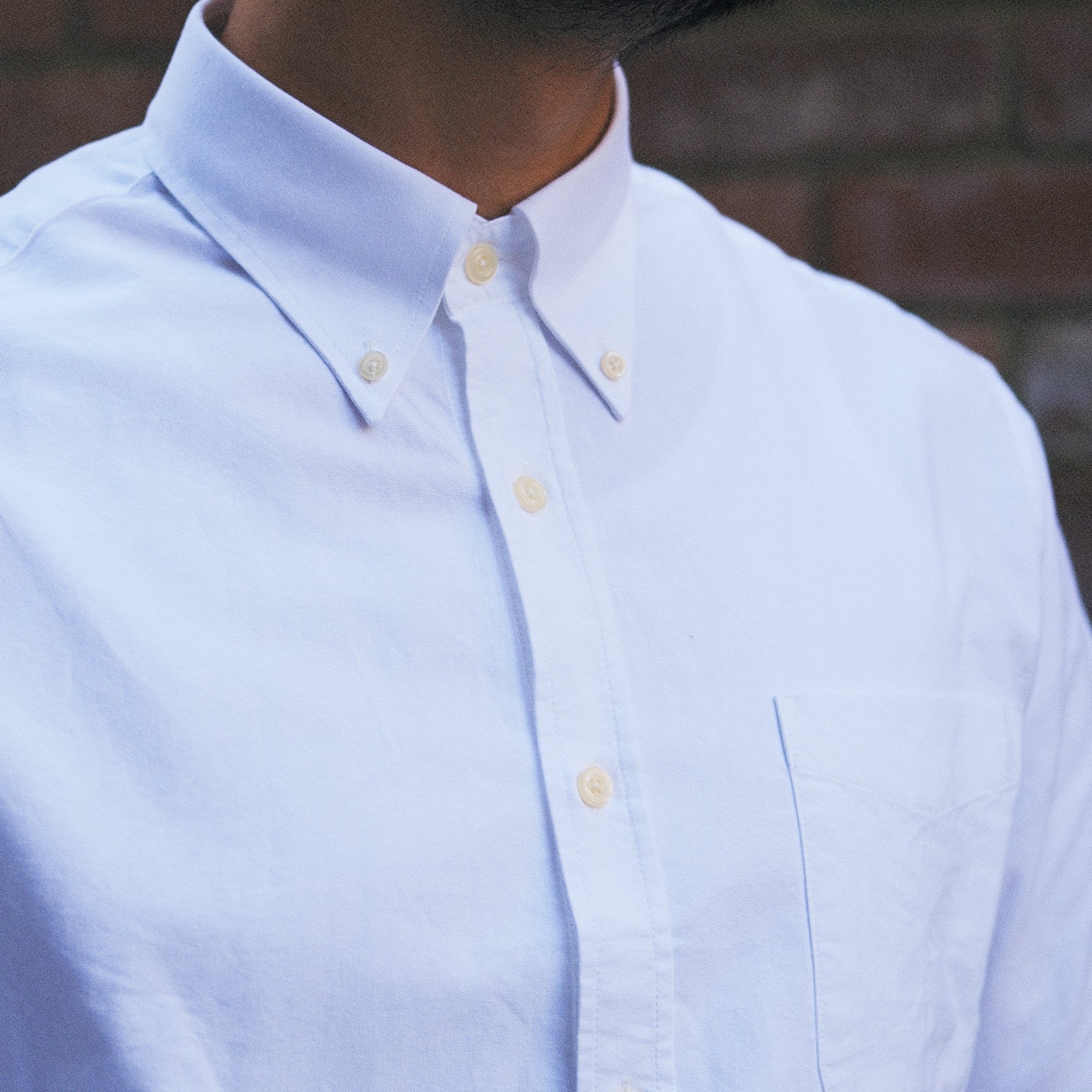 Oxford Button Down Shirt / White