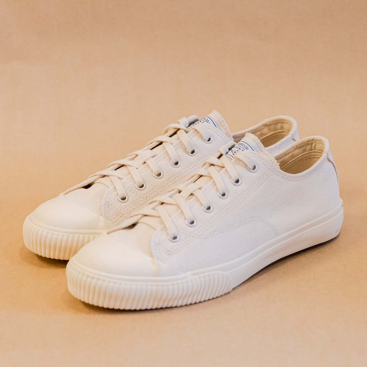 Military Canvas Sneaker / Shell White