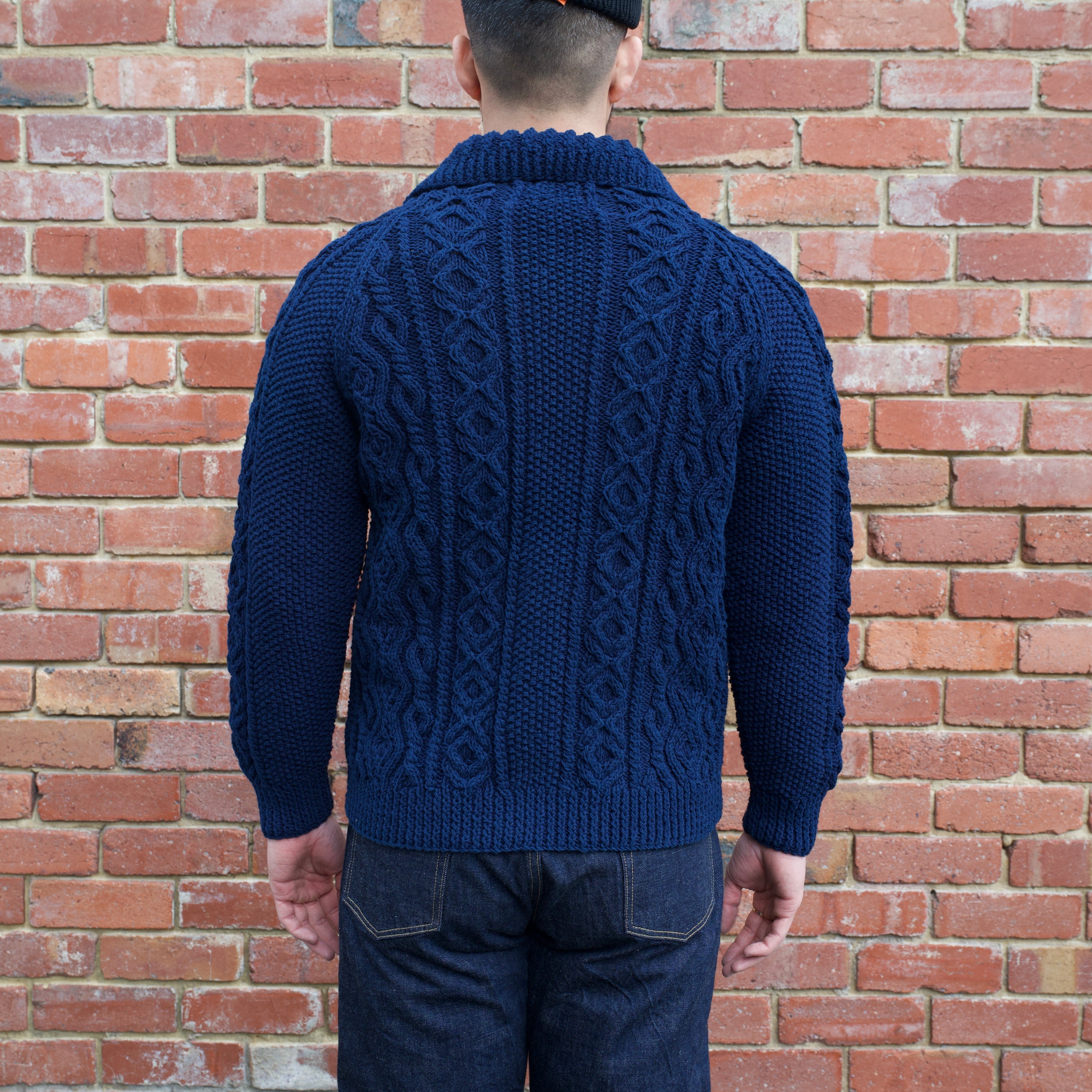 3A Lumber Cardigan / Indigo Cotton – URBAN LUPE