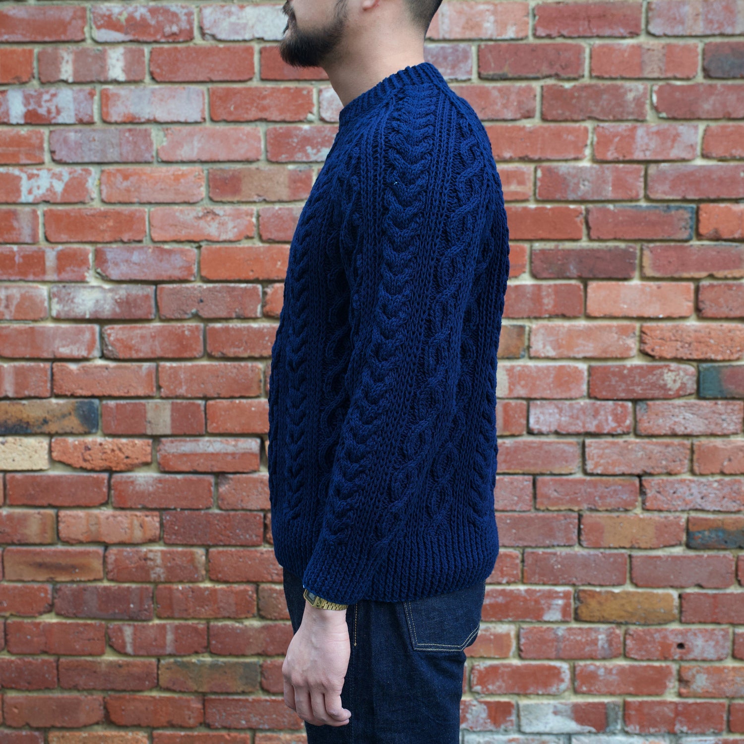 1A Country Meetings Jumper / Indigo Cotton