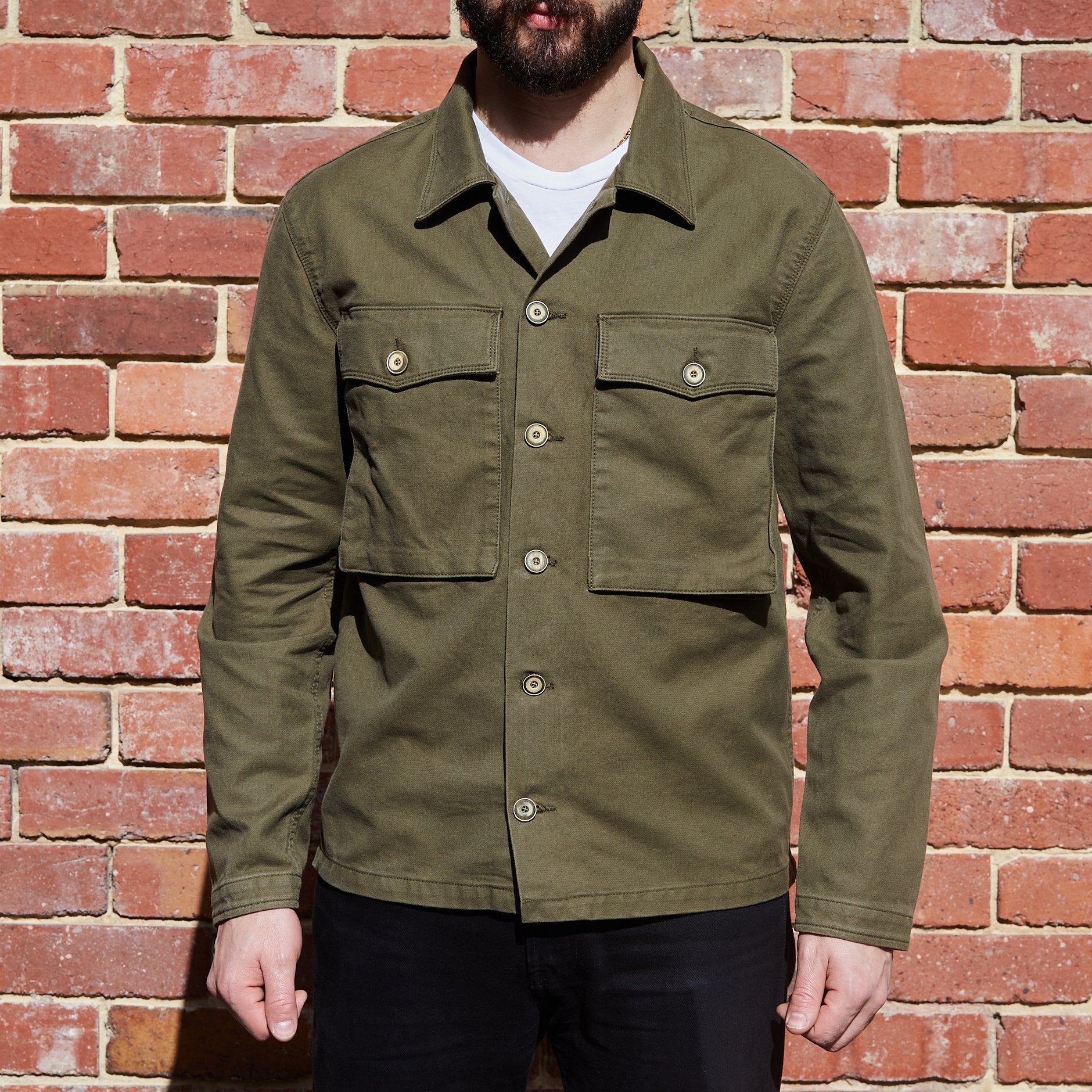 Midway Jacket / CPO Olive – URBAN LUPE