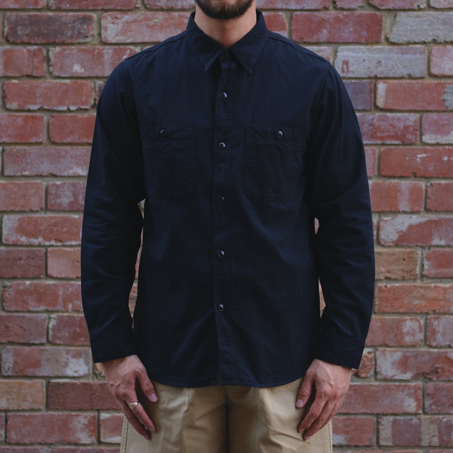 Work Shirt / Chambray / Black