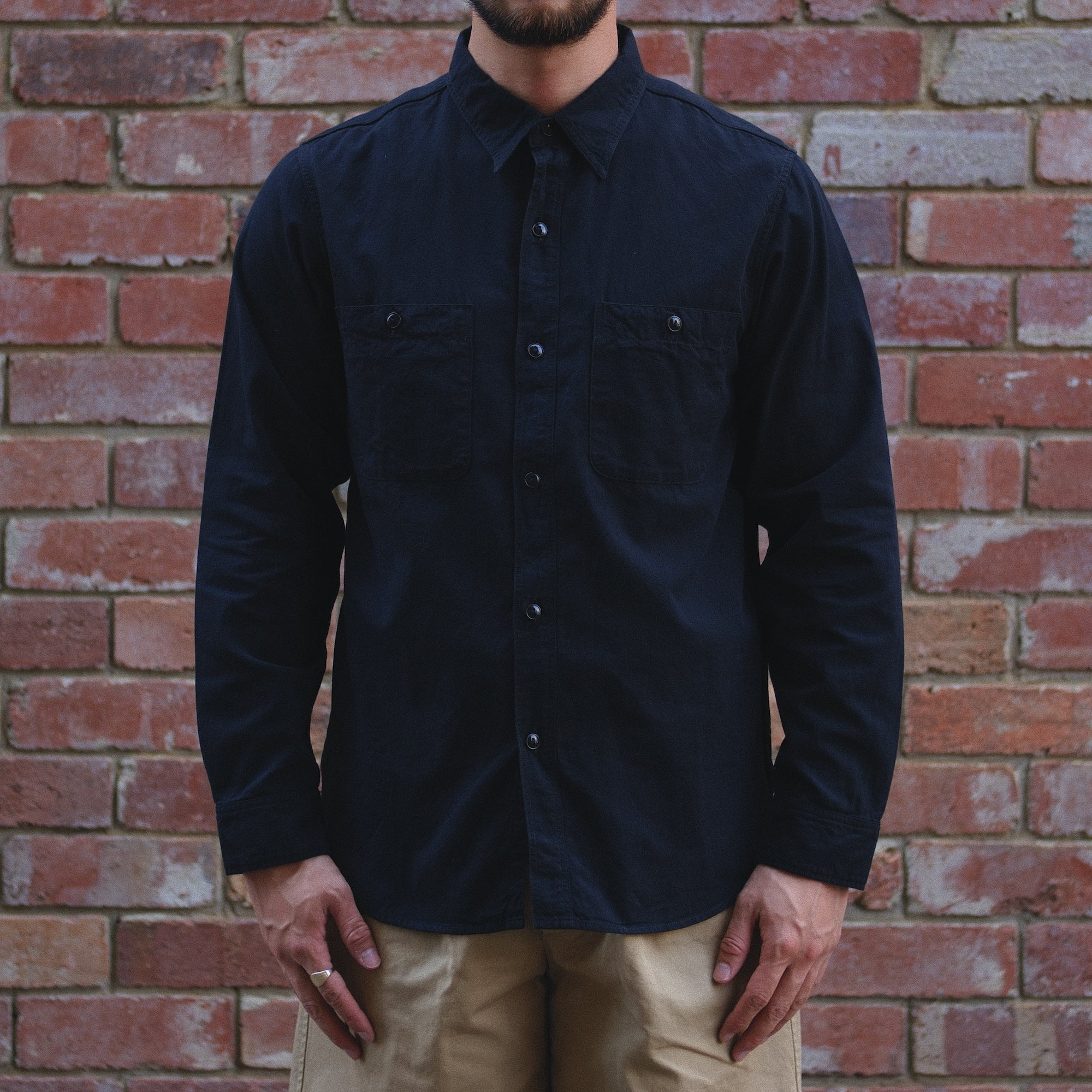 Work Shirt / Chambray / Black