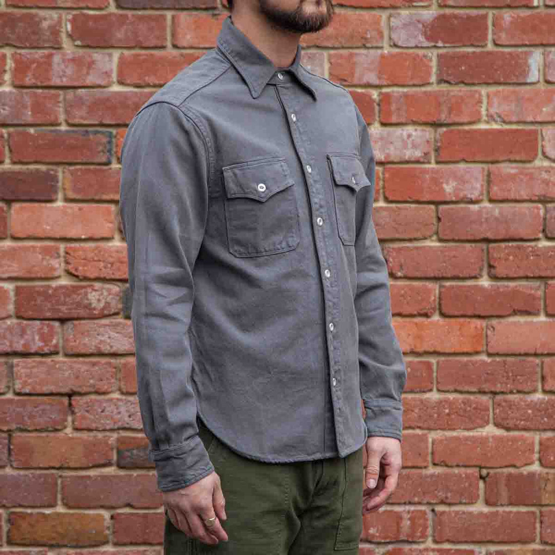 Scout Shirt / Charcoal Twill