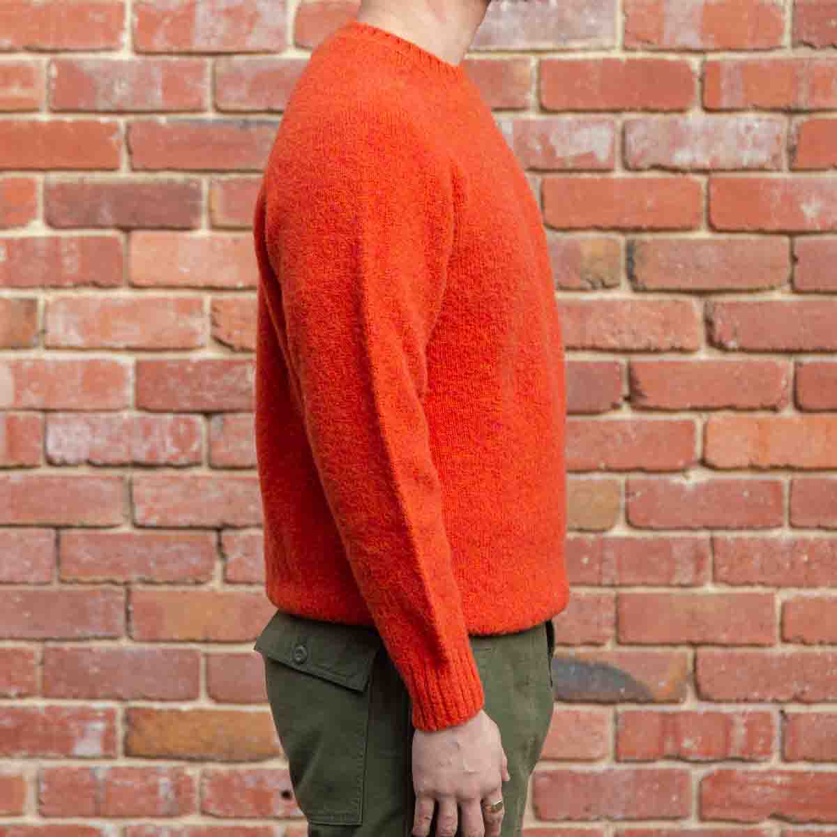 Saddle Shoulder Crew Neck / Spice