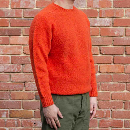 Saddle Shoulder Crew Neck / Spice