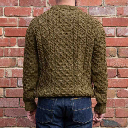 Hudson Aran Jumper / Khaki