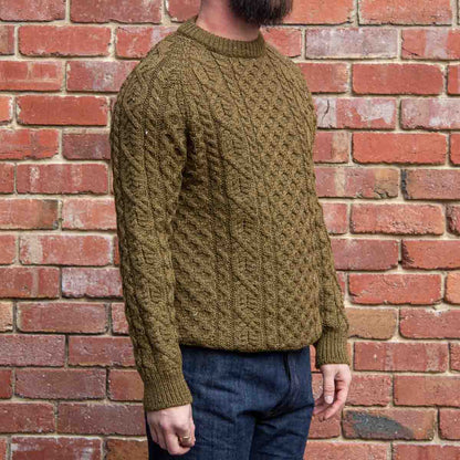 Hudson Aran Jumper / Khaki